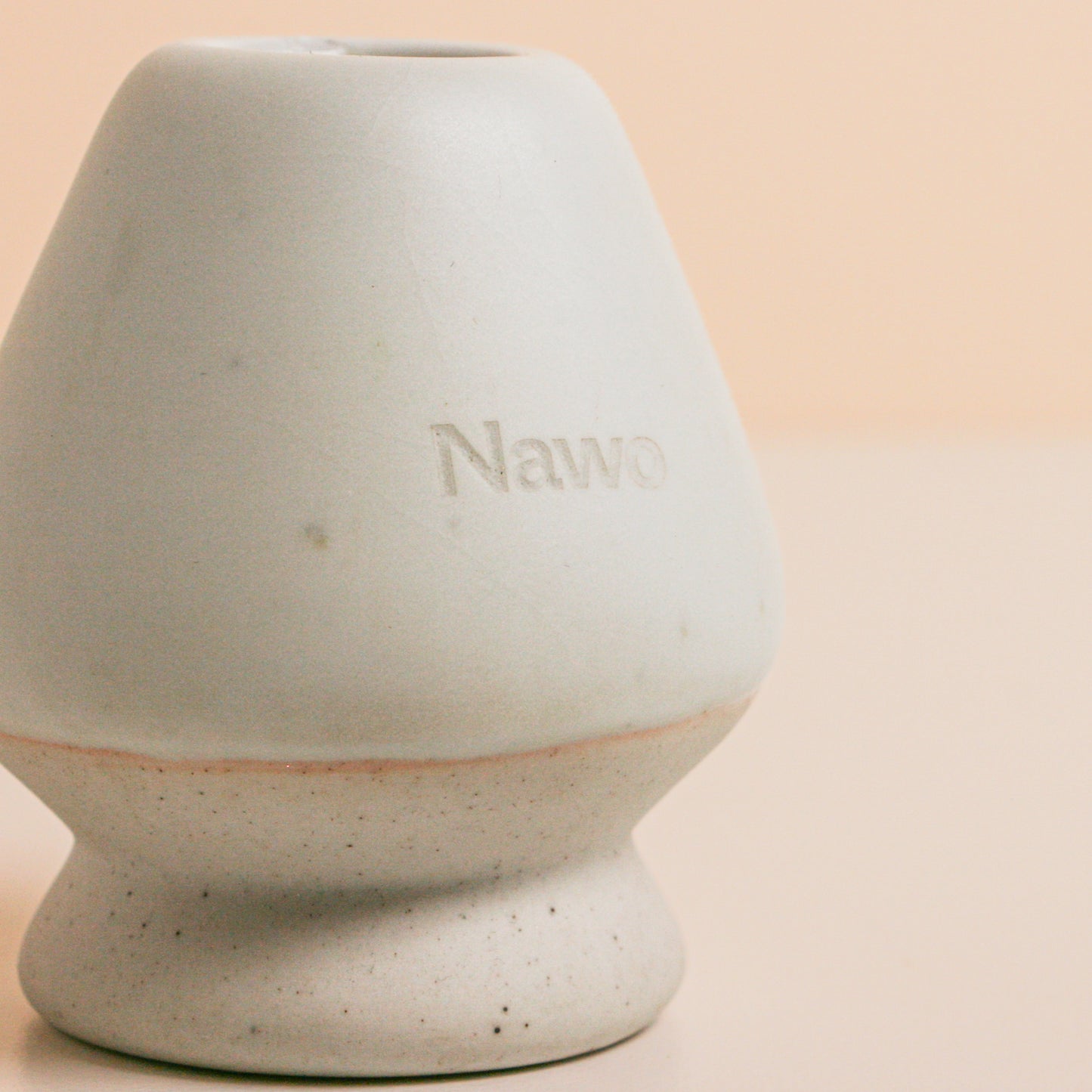 Whisk Holder — White Ceramic