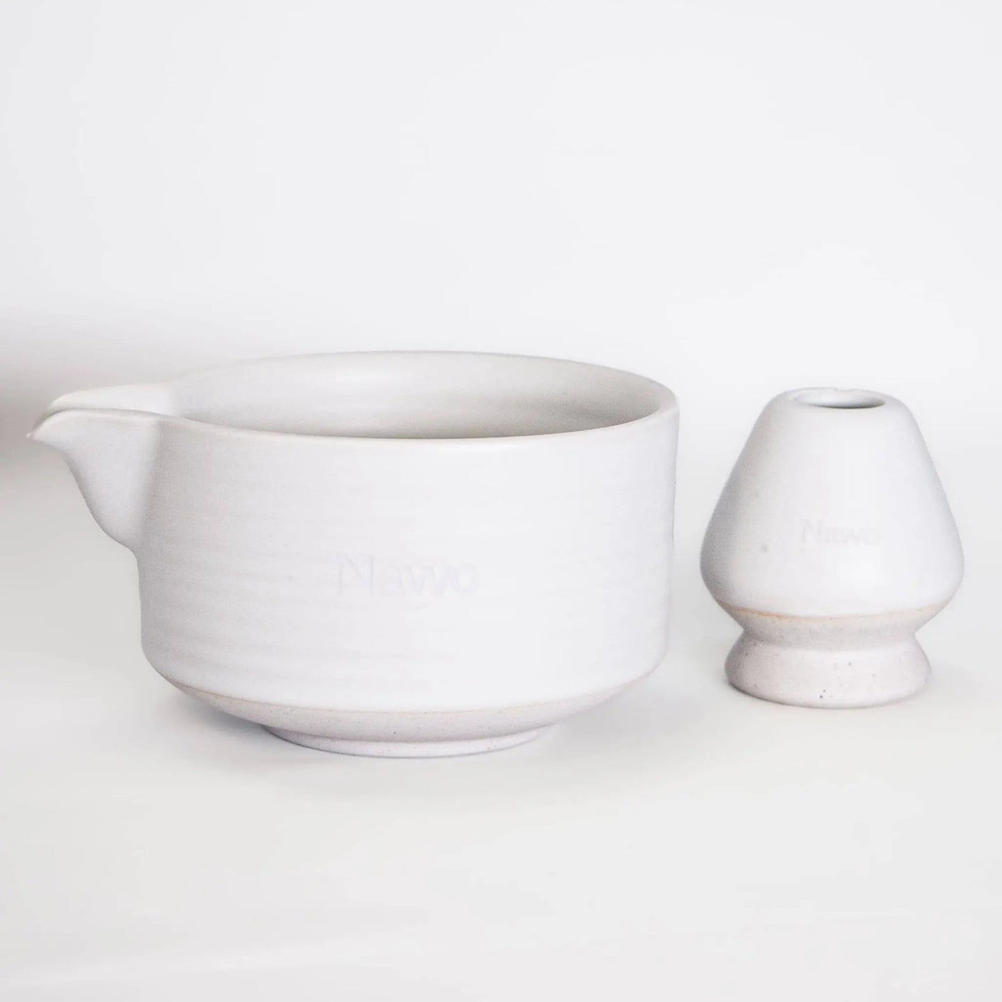 Ceramic Matcha Duo — White
